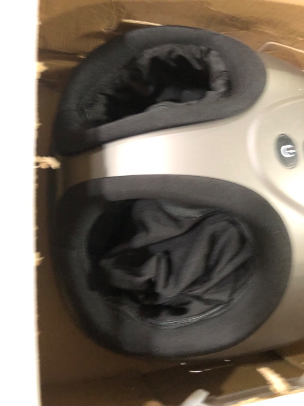 Photo 1 of **SEE NOTES**
Breo Foot Massager Machine with Heat, Shiatsu Deep Tissue Kneading, Rolling Massage for Relief, Fits Feet Up to Men Size 12 1 Count (Pack of 1)