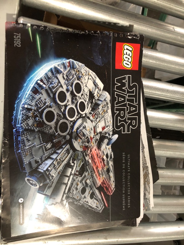Photo 2 of (SEE NOTES) LEGO Star Wars Ultimate Millennium Falcon 75192 Expert Building Kit and Starship Model