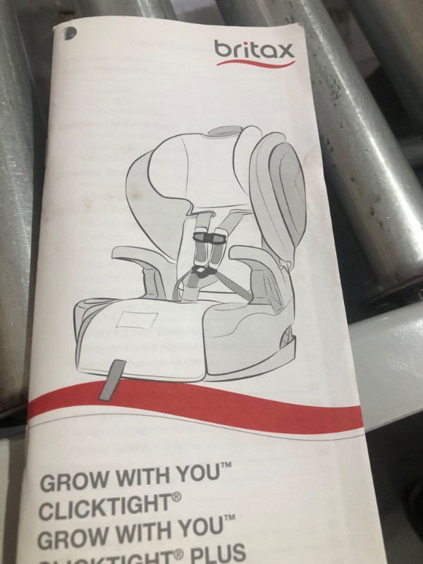 Photo 3 of Britax Grow with You ClickTight Harness-2-Booster Car Seat, Cool N Dry - Cool Flow Moisture Wicking Fabric ClickTight Cool n Dry