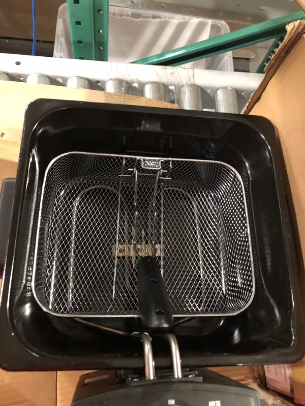 Photo 4 of **PARTS ONLY, NON-FUNCTIONAL** Hamilton Beach 35042 Professional Style Electric Deep Fryer, XL Frying Basket,