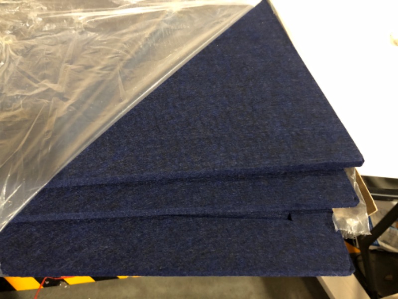 Photo 4 of **See Notes**
UMIACOUSTICS 3 Packs Large Sound Absorbing Panels,48 x 24 x 0.4 Inches dark blue