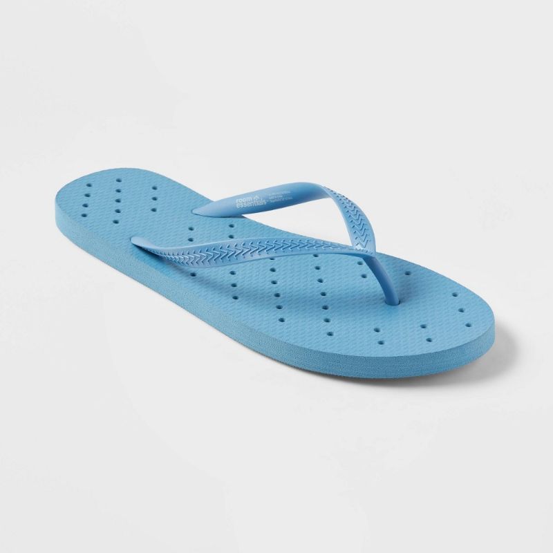 Photo 1 of BUNDLE OF 3 L Shower Flip Flop Blue - Room Essentials™