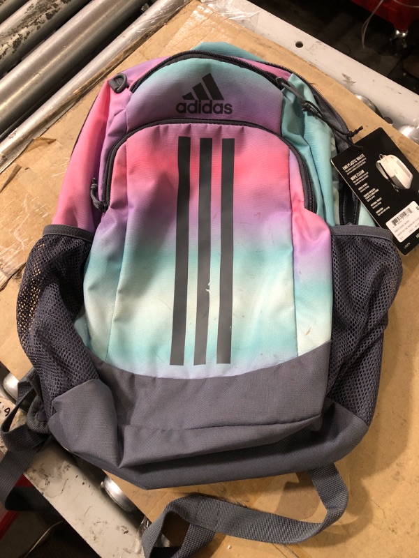 Photo 2 of (USED) adidas Back to School BTS Creator Backpack, Gradient Rose Tone Pink/Onix Grey,