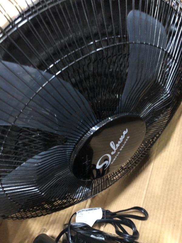 Photo 2 of **SOME HARDWARE DAMAGED, UNABLE TO ATTACH TO BASE** Simple Deluxe Oscillating 16? Adjustable 3 Speed Pedestal Stand Fan with Remote Control