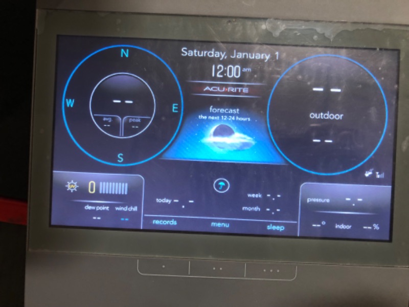 Photo 5 of **SEE NOTES** AcuRite Atlas 01007M Weather Station with Temperature and Humidity Gauge, Rainfall, Wind Speed, Direction & Lightning Detection for Home Forecast