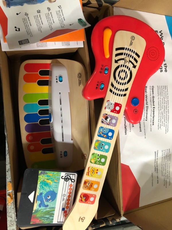 Photo 2 of Baby Einstein Together in Tune Piano & Guitar Bundle, Safe Wireless Wooden Musical Toddler Toys, Magic Touch, 6 Months+ 