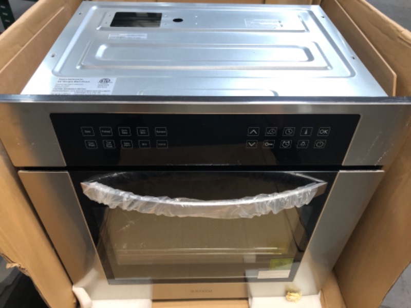 Photo 4 of **NO POWER CORD ATTACHED** Empava 24 in. Electric Single Wall Oven