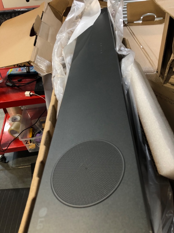 Photo 1 of LG S75Q 3.1.2ch Sound bar with Dolby Atmos DTS:X, High-Res Audio, Synergy TV, Meridian, HDMI eARC, 4K Pass Thru with Dolby Vision Black