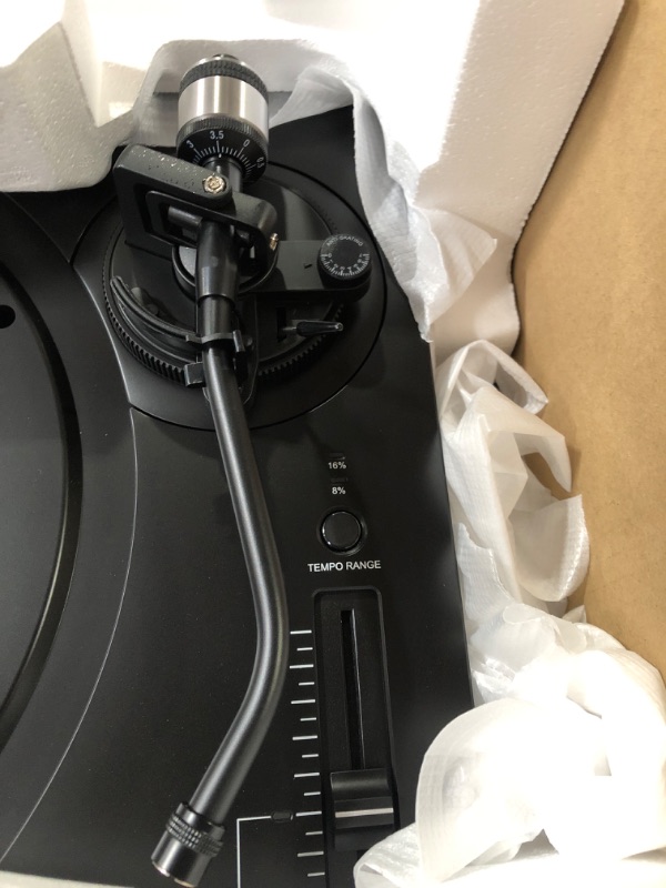 Photo 4 of Audio-Technica AT-LP120XUSB-BK Direct-Drive Turntable (Analog & USB), Fully Manual, Hi-Fi, 3 Speed, Convert Vinyl to Digital, Anti-Skate and Variable Pitch Control Black