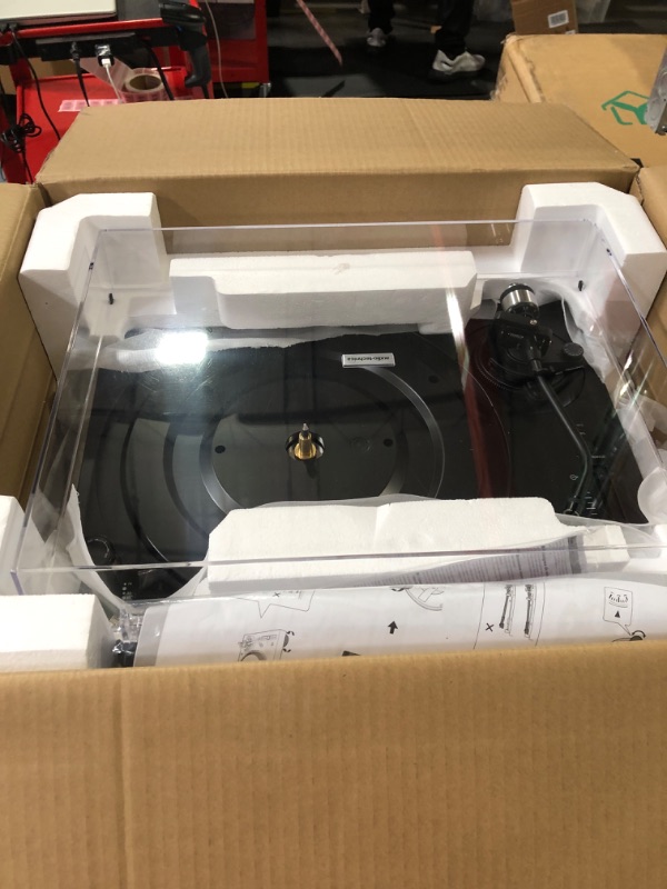 Photo 5 of Audio-Technica AT-LP120XUSB-BK Direct-Drive Turntable (Analog & USB), Fully Manual, Hi-Fi, 3 Speed, Convert Vinyl to Digital, Anti-Skate and Variable Pitch Control Black