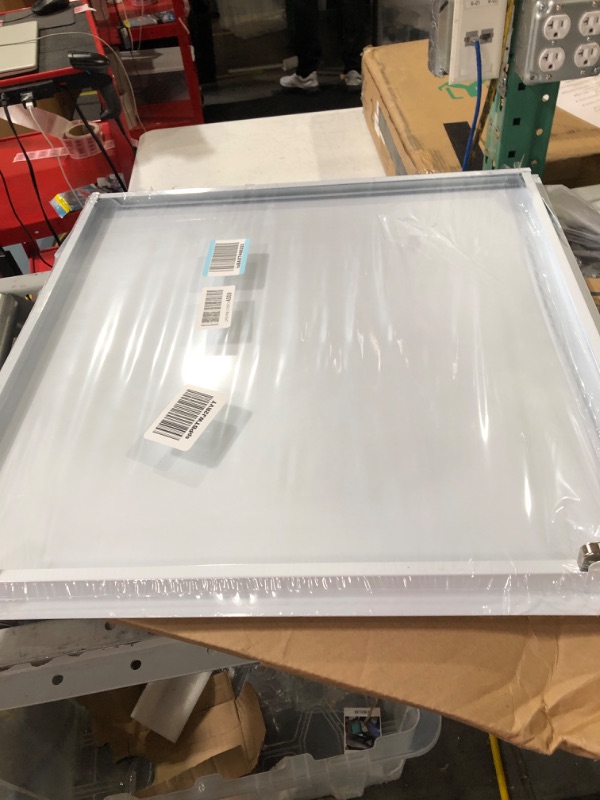 Photo 2 of 10" X 10" Universal Aluminum Access Panel Door for Wall/Ceiling Application (Push-Lock) with Solid Frame - [Outer Dimensions: 11" Width X 11" Height] 10 X 10 Aluminum - Self Push Lock