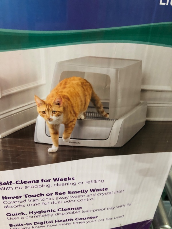 Photo 3 of * USED * 
PetSafe ScoopFree Self-Cleaning Cat Litter Box - Never Scoop Again - Hands-Free Cleanup 