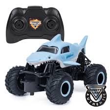 Photo 1 of * USED * 
Spin Master 6060365 Monster Jam 1:15 Scale Official  Freestyle Force Remote Control Monster Truck Toys SHARK 