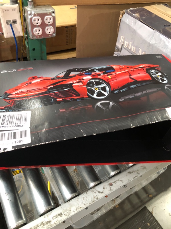 Photo 1 of LEGO Technic Ferrari Daytona SP3 42143 Building Set for Adults (3,778 Pieces)