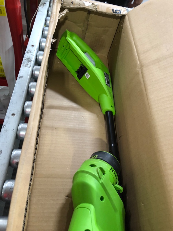 Photo 2 of * USED * BATTERY NOT INCLUDED
Greenworks 24V 22" Greenworks 24V 12-Inch Cordless String Trimmer/Edger (Tool Only)