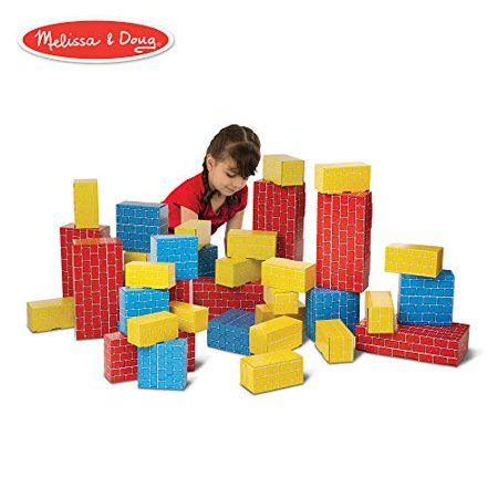 Photo 1 of * missing pieces *
Melissa & Doug Deluxe Jumbo Cardboard Blocks 40 Pieces