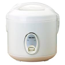 Photo 1 of * USED *  AROMA 8-Cup White Digital Rice Cooker in Black Control Panel