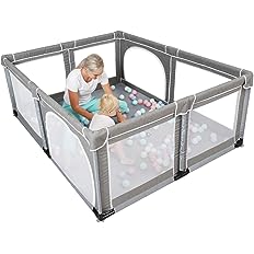 Photo 1 of * USED * 
 Baby Playpen, Extra Large Play Pens for Toddlers, Babys Fence Play Area, Indoor & Outdoor Playard for Babies