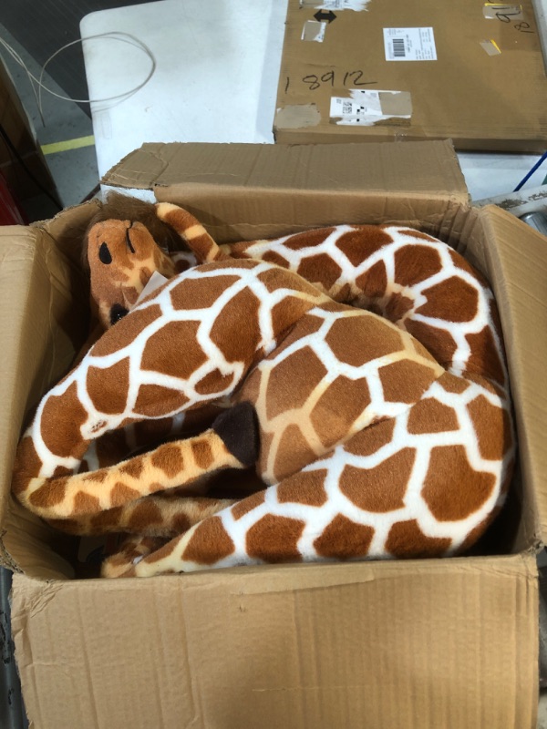 Photo 2 of BRINJOY Giant Giraffe Stuffed Animal Set, 47 In. ***LOOKS BRAND NEW***