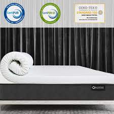 Photo 1 of 3 Inch Gel Memory Foam Mattress Topper Twin Size High Density Cooling Pad Pressure Relief Bed Topper (with Removable & Washable Bamboo Cover