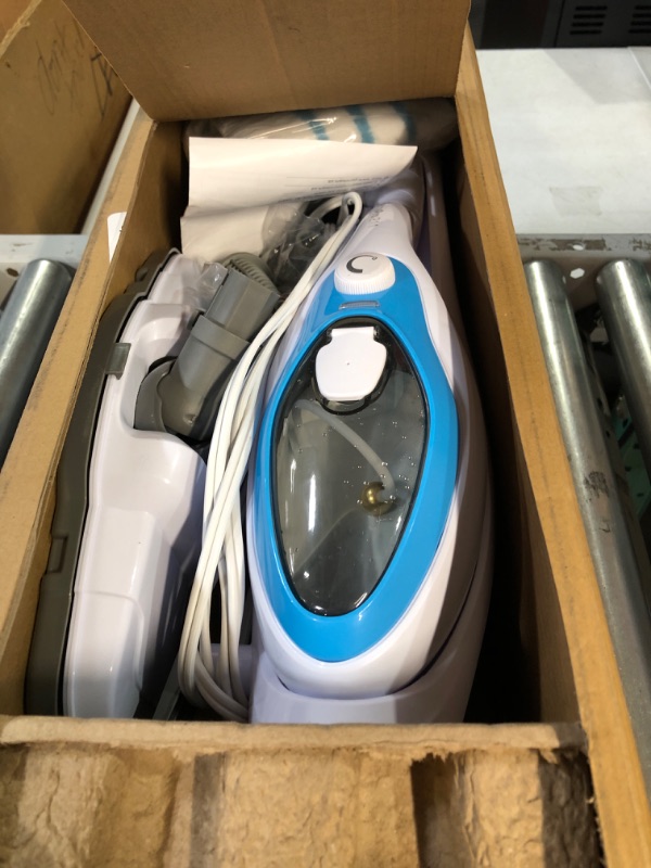 Photo 2 of * USED * 
PurSteam Steam Mop Cleaner 10-in-1 with Convenient Detachable Handheld Unit, Laminate/Hardwood/Tiles/Carpet Kitchen - Garment - Clothes - Pet Friendly Steamer Whole House Multipurpose Use