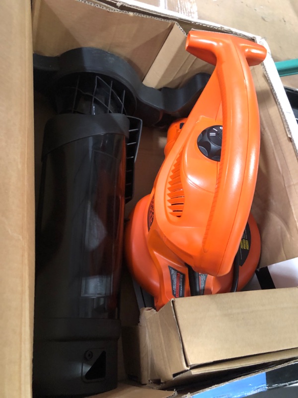 Photo 3 of ***item does not work***sold for parts***
BLACK+DECKER 3-in-1 Electric Leaf Blower with Blower/Vacuum Leaf Collection System (BV3600 & BV-006L)