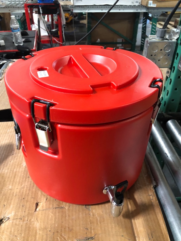 Photo 2 of 5 Gallon Insulated Beverage Cooler:  (Red)