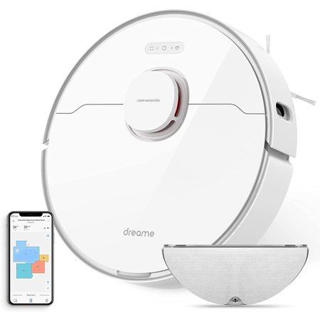 Photo 1 of **PARTS ONLY**
Dreametech Bot L10 Pro Rechargeable HEPA Bagless Household Robot Vacuum and Mop, White
