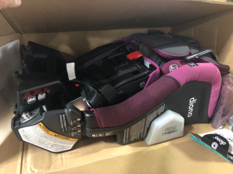 Photo 2 of Diono Radian 3QXT 4-in-1 Rear and Forward Facing Convertible Car Seat, Purple Plum QXT