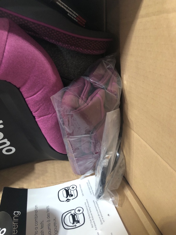 Photo 3 of Diono Radian 3QXT 4-in-1 Rear and Forward Facing Convertible Car Seat, Purple Plum QXT