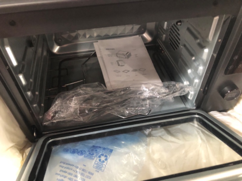 Photo 1 of **SEE NOTES**
TOSHIBA Hot Air Convection Toaster Oven, Grey