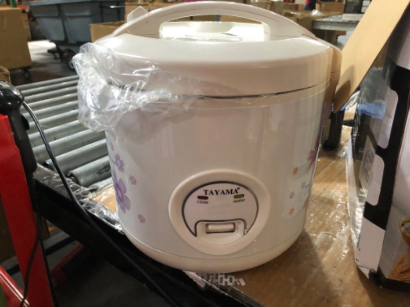 Photo 4 of 20-Cup White Rice Cooker with Steamer and Non-Stick Inner Pot