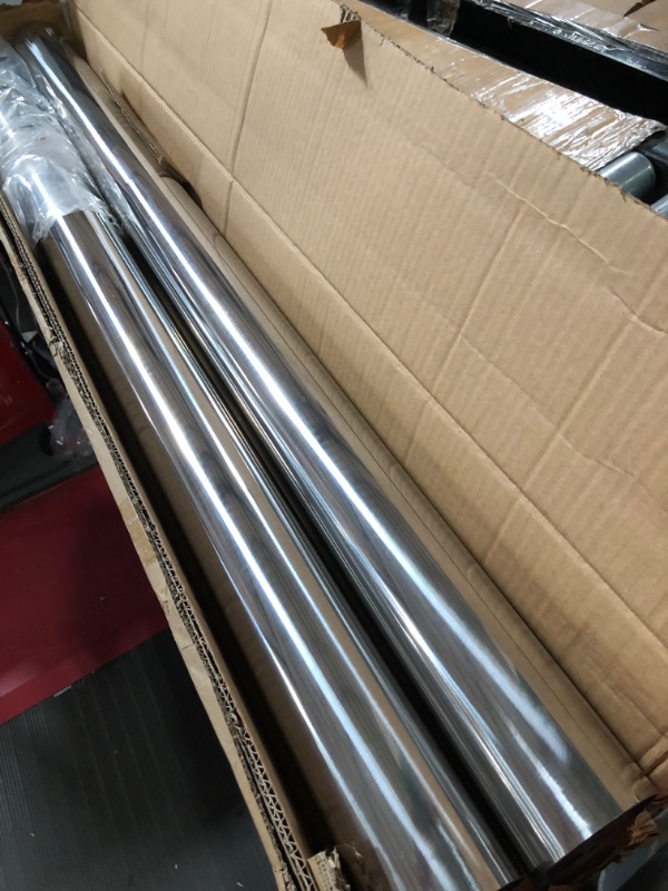 Photo 2 of 8SC82 3 Inch Straight DIY Custom Mandrel Exhaust Pipe Tube Pipe, T304 Stainless Steel, Universal Fit, 45 Inch/3.75FT Length, 3'' OD Mandrel Straight Pipe - 2PCS