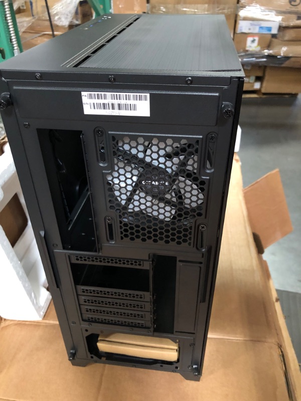 Photo 5 of GIGABYTE C301 Glass - Black Mid Tower PC Gaming Case, Tempered Glass, USB Type-C, 4X ARBG Fans Included (GB-C301G) Black GB-C301G