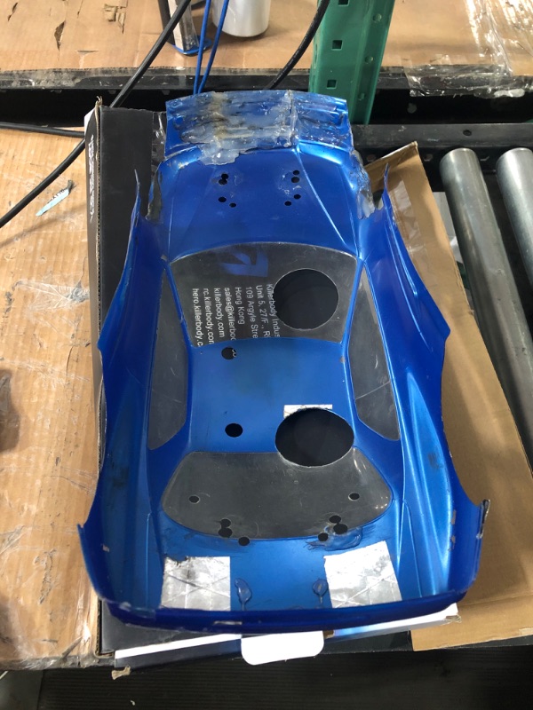 Photo 4 of Goolsky Killerbody 48646 Skyline (R34) Finished Body Shell Frame for 1/10 Electric Touring RC Racing Car DIY (Blue)