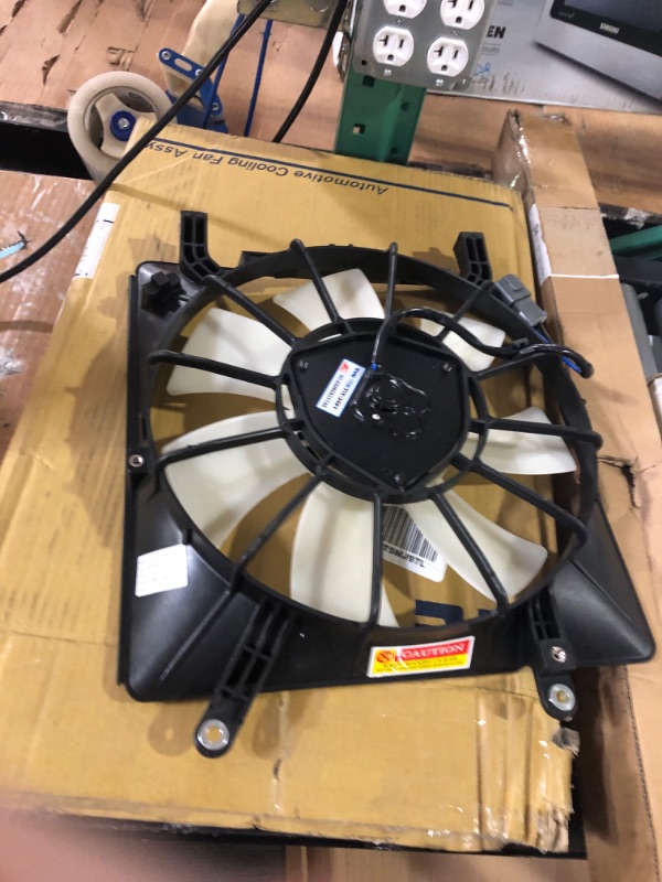 Photo 1 of TYC 610600 Cooling Fan Assembly Compatible with 2002-2006 Acura RSX, Black