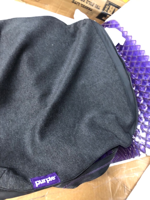 Photo 2 of Purple Royal Seat Cushion - Seat Cushion for The Car Or Office Chair - Temperature Neutral Grid