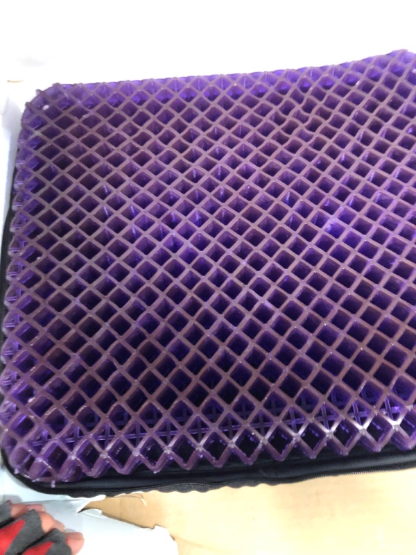 Photo 5 of Purple Royal Seat Cushion - Seat Cushion for The Car Or Office Chair - Temperature Neutral Grid