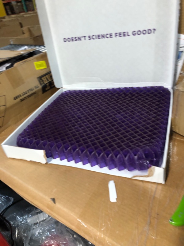 Photo 3 of Purple Royal Seat Cushion - Seat Cushion for The Car Or Office Chair - Temperature Neutral Grid