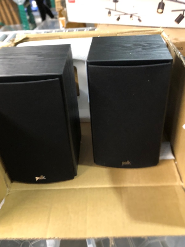 Photo 4 of Polk Audio T15 Bookshelf Speakers Pair Black