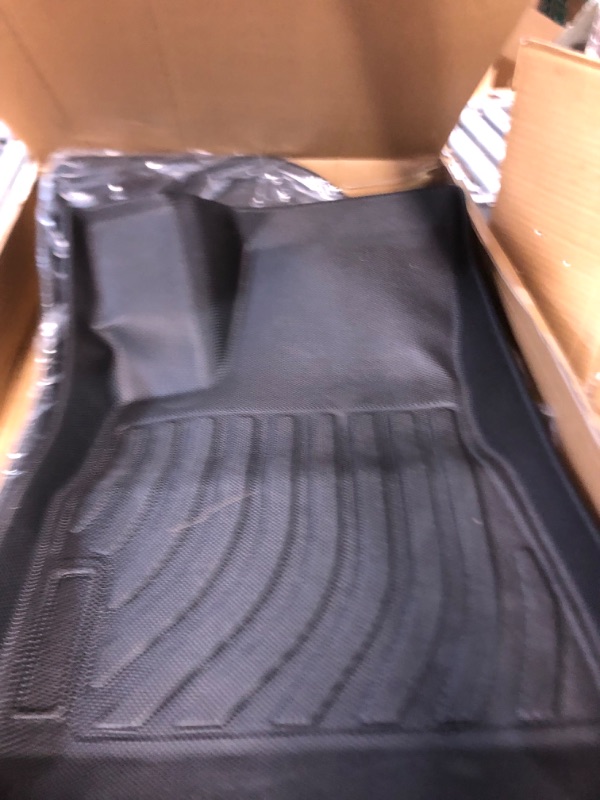 Photo 4 of SUPER LINER Tesla Model 3 Floor Mats Complete Set Custom Fit 2021 2022 2023 All-Weather Cargo Liner Rear Cargo Tray Trunk Floor Mat Interior Accessories