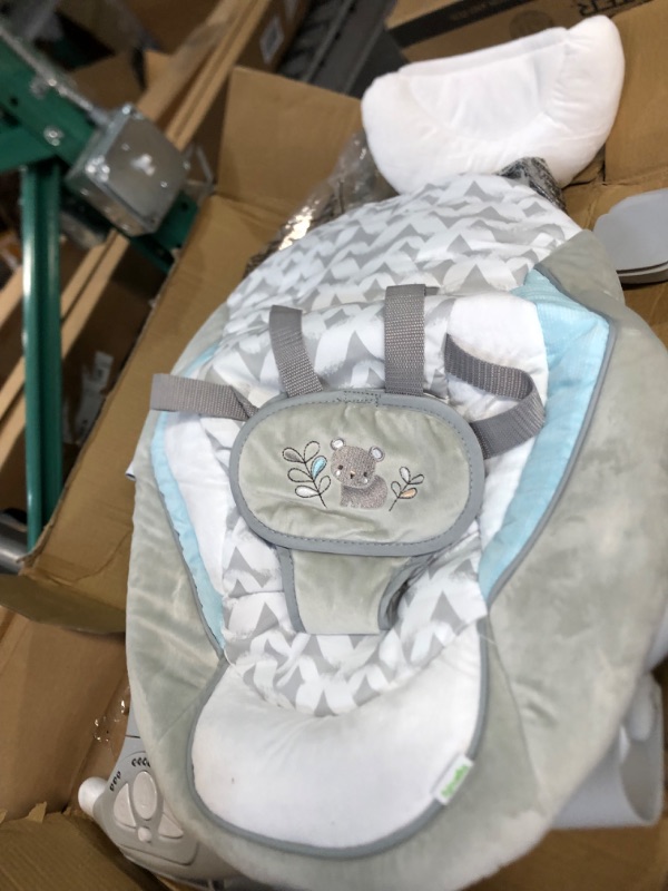 Photo 1 of Ingenuity ConvertMe 2-in-1 Compact Portable Baby Swing & Infant Seat, Battery-Powered Vibrations, Automatic Sway, Nature Sounds - Raylan