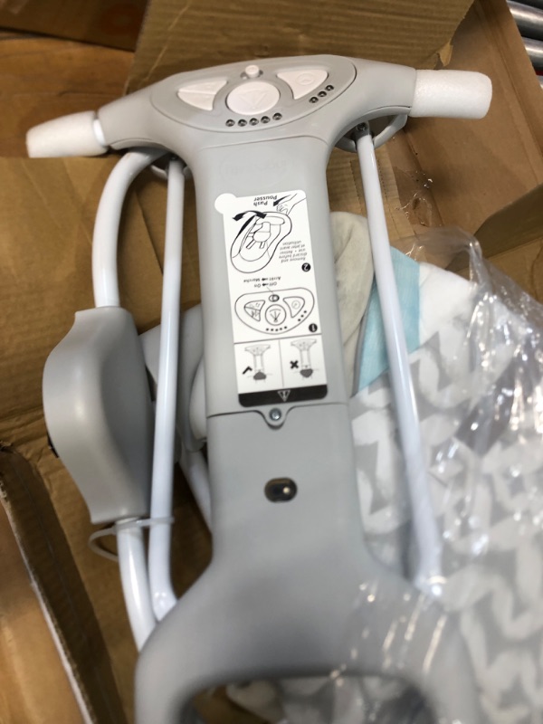 Photo 1 of Ingenuity ConvertMe 2-in-1 Compact Portable Baby Swing & Infant Seat, Battery-Powered Vibrations, Automatic Sway, Nature Sounds - Raylan