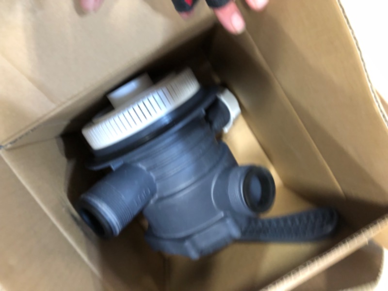 Photo 1 of **SEE NOTES**
INTEX 26647EG SX2800 Krystal Clear Sand Filter Pump for Above Ground Pools, 14in & GAME 4560 40mm to 1 1/2 Inch Conversion Kit (For Intex & Bestway Pools) 14in Sand Filter Pump + Conversion Kit
