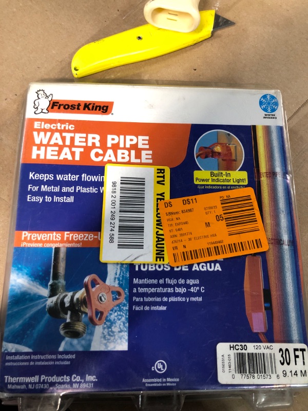 Photo 3 of 30 ft. Automatic Electric Heat Cable Kit Accessory