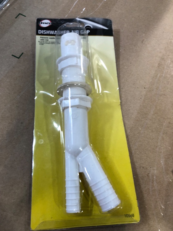 Photo 2 of 2.5 in. O.D. Plastic Kitchen Dishwasher Air Gap without Cap in White