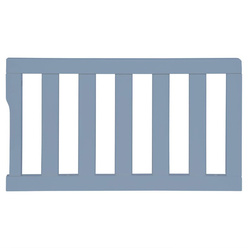 Photo 1 of Dream On Me Universal Convertible Crib Toddler Guard Rail in Dusty Blue