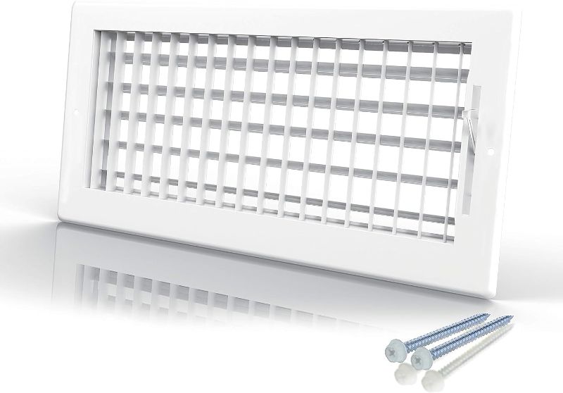 Photo 1 of [Notes] Engera Adjustable Double Deflection HVAC Air Register-Supply Air Diffuser Air Vent Register-Heating/AC Vent Cover-Wall Register 14x8 