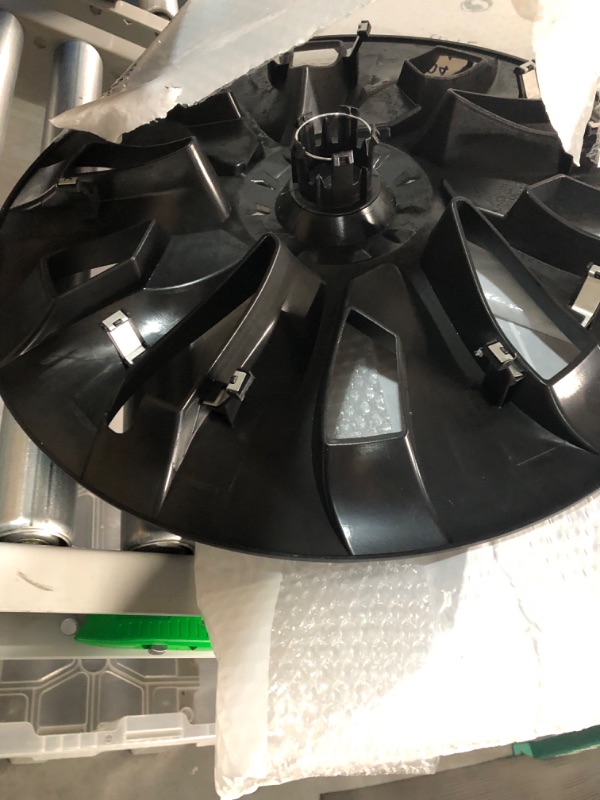 Photo 3 of MISSING ONE HUB CAP ****
XINFOOB Tesla Model 3 Wheel 18-Inch Hub Cap Replacement  Set of (ONLY 3 HUB CAPS)  Matte Black 2020-2023