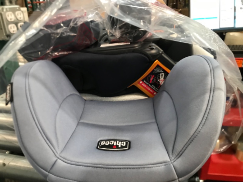 Photo 1 of Chicco KidFit ClearTex Plus 2-in-1 Belt-Positioning Booster Car Seat | Reef/Navy